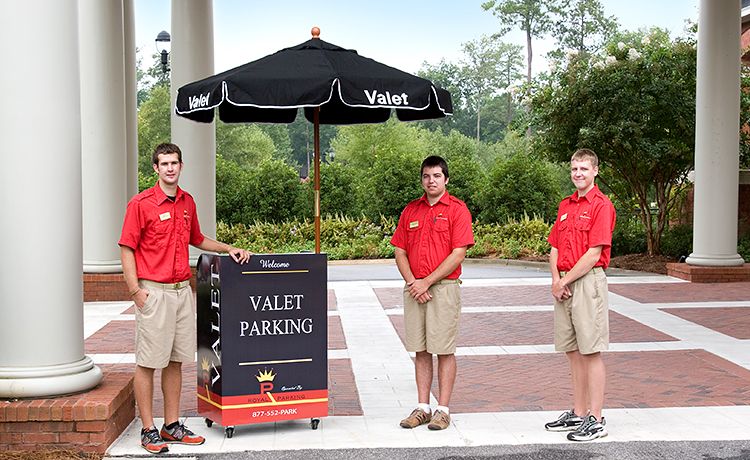 Royal Parking Valet at Crabtree Valley Mall and North Hills