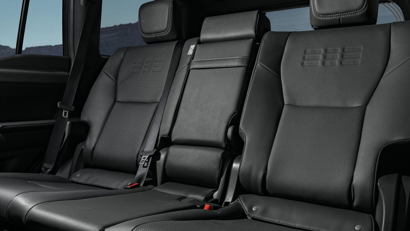 Overtrail model second row with seating for three.