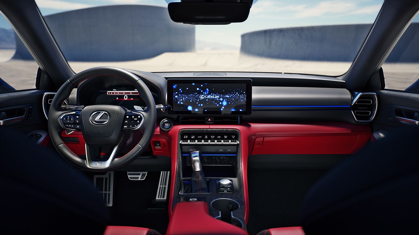 2026 Lexus IS interior dashboard at Lexus of Westminster in Westminster