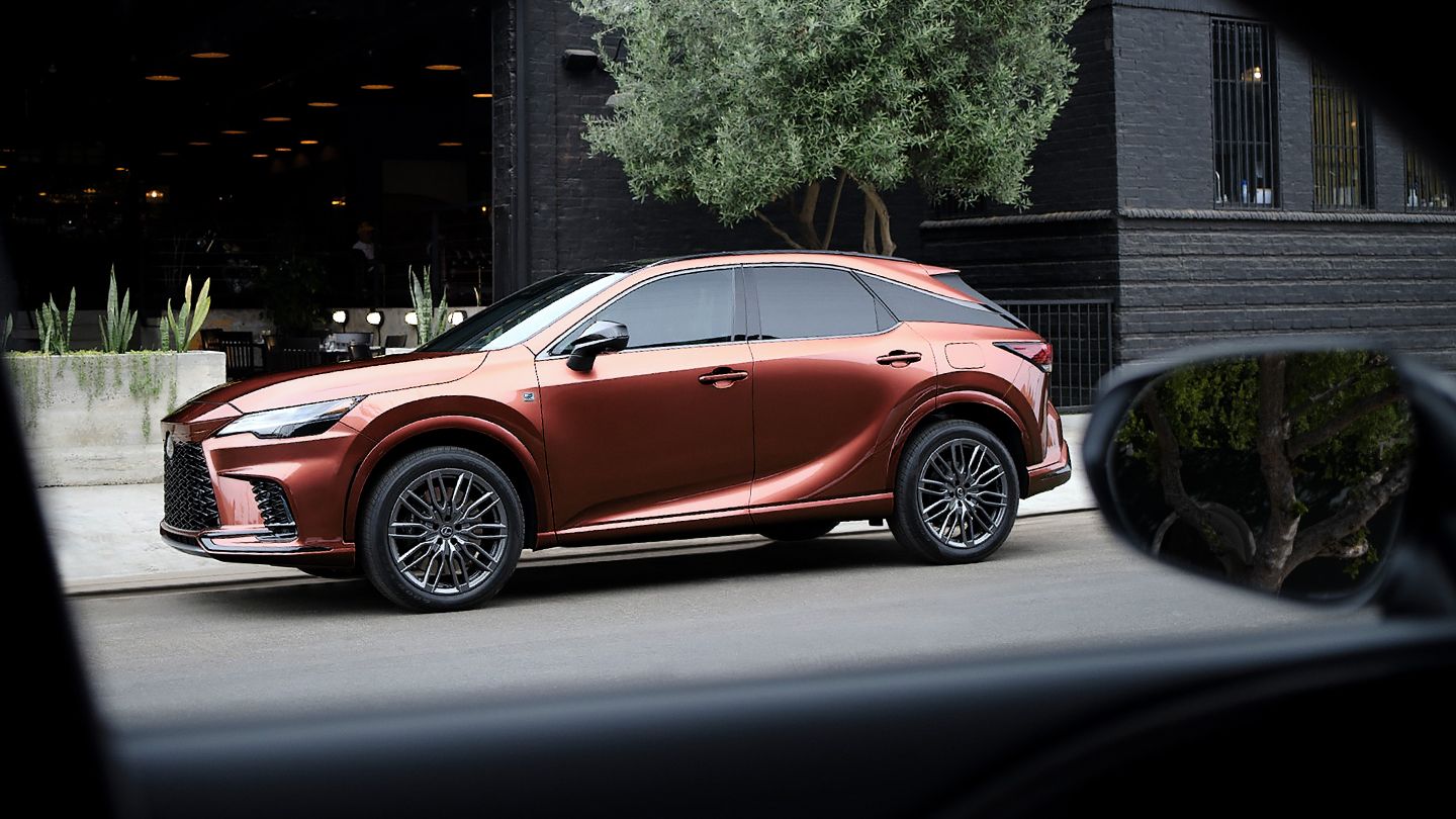 2026 lexus rx driver side exterior view
