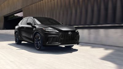 2026 Lexus RX exterior front three-quarter view at Lexus of Westminster in Westminster