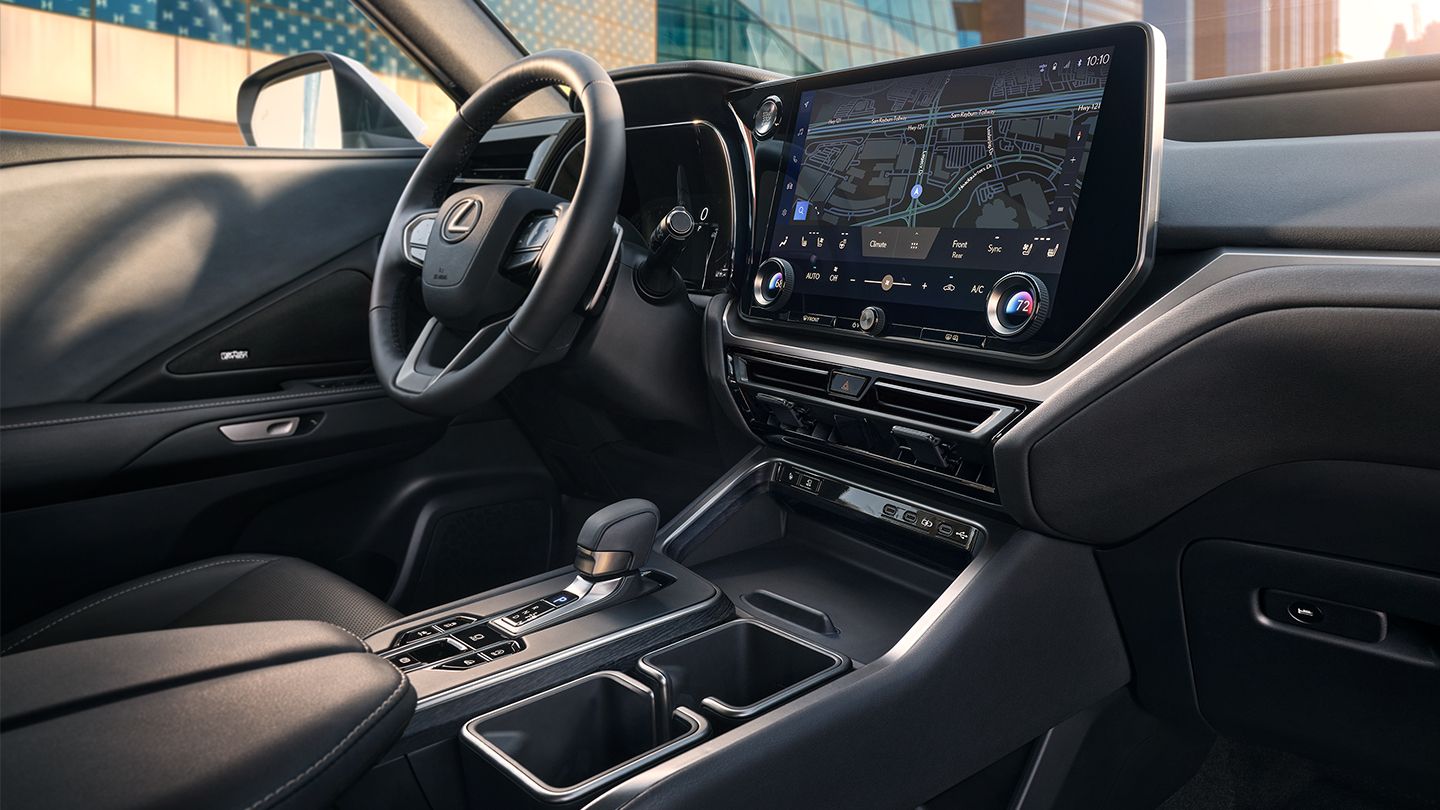 2026 Lexus TX interior dashboard at Lexus of Westminster in Westminster